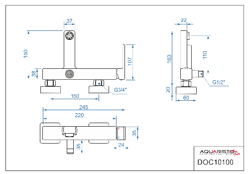 Docks DOC10100 vaňová batéria